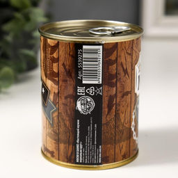 Носки мужские в банке Настоящий мужик, подарочные, чёрные, 43-45 р-р