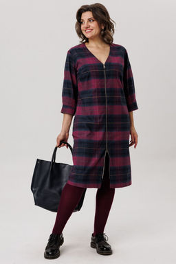 Платье ANELLI 1728-Р винная геометрия  фото 5