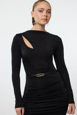 Trendyolmilla Siyah- Siyah Tokal? 2li Paket Deri Gorunumlu TWOAW25KE00003  фото 2