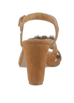 Босоножки, коньячные - No name фото 4