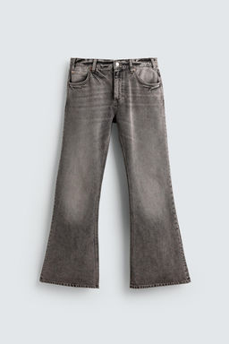 JEANS FLARE FIT / Gris - Zara фото 8