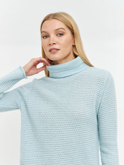 водолазка женская шерстяная прямого кроя - Glenfield фото 5