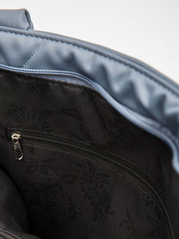 Серо-голубой шоппер S.Lavia  фото 14