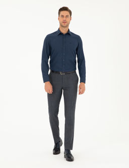 Lacivert Slim Fit Arm_rl_ Uzun Kollu G_mlek