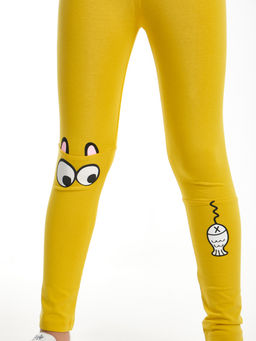 Бриджи (лосины) UD 4410 горчичный - Mini maxi фото 3