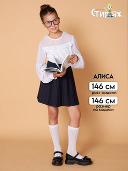 Блузка "Виринея",белый