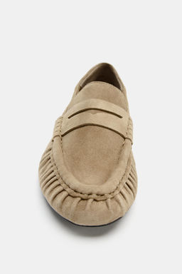 SOFT SUEDE LOAFERS - Zara фото 5