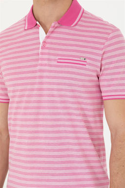 Мужская розовая футболка Неожиданная скидка в корзине - U.s. polo assn фото 7