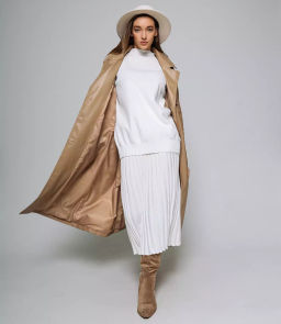 Костюм #КТ8306, белый