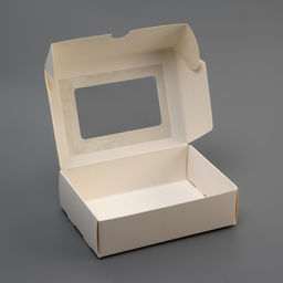 Цена за 5 шт. Коробка складная, с окном, белый, 14?10?4 см - UPAK LAND фото 3