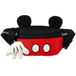 Сумка поясная детская с ушками, 20×16×5 см, Микки Маус