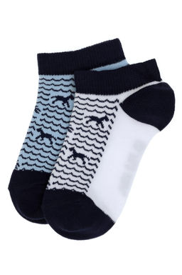 Erkek _ocuk 2li Patik _orap Sepette S_rpriz _ndirim