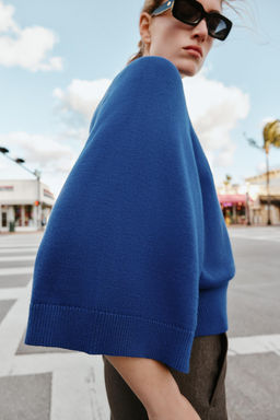 WIDE SLEEVE KNIT JUMPER - Zara фото 6