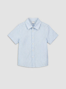 Keten Kar???ml? Erkek ?ocuk G?mlek