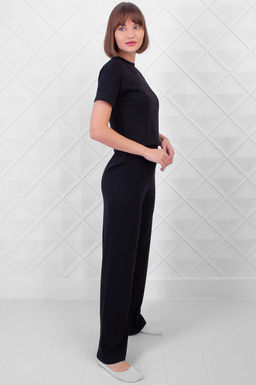 Арт. 10801/3 Пижама с брюками 44-52 (5 шт) Цвет:верх-черный,низ-черный - Калинка фото 5