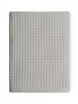 Полотенце для тела 70x140 светло-серый вафельное полотно