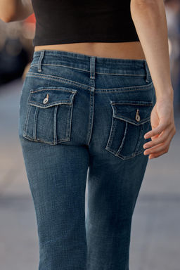 TRF BOOTCUT LOW-RISE JEANS - Zara фото 27