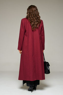 Пальто Beautiful Free 7026 винный