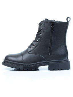 01-5257-1 BLACK Ботинки демисезонные (натуральная кожа, байка) - No name фото 8