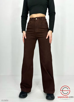 Джинсы трубы стрейчевые