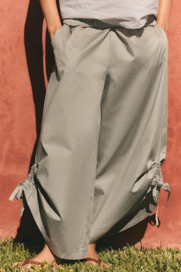 PANTAL?N CULOTTE BAJO AJUSTABLE / Gris?ceo - Zara фото 10