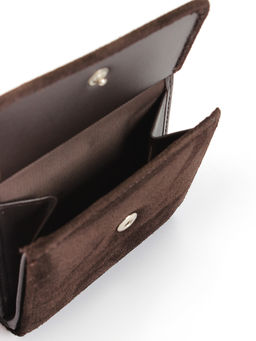 LACCOMA кошелек LA-2076-З-темно-коричневый натуральная замша