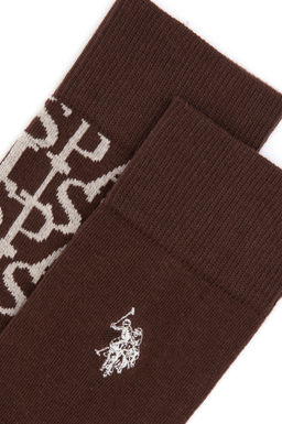 Мужские коричневые носки Неожиданная скидка в корзине - U.s. polo assn фото 2