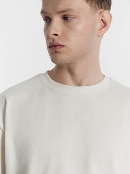 Футболка мужская бежевая с печатью белый песок +печать 111882 - Mark formelle фото 6