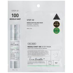 VT Cosmetics Reedle Shot 100 2 Step Mask, 1,5g+25g - Двухфазная маска с микроиглами