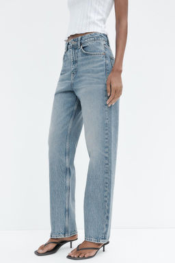 TRF MOM FIT HIGH-WAIST JEANS - Zara фото 2