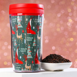 Чёрный чай Дед мороз 20 г., в термостакане 250 мл.