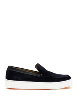 Lacivert Loafer Ayakkab_
