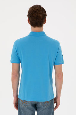 Erkek Slim Fit Polo Yaka Turkuaz Basic Ti__rt Sepette S_rpriz _ndirim - U.s. polo assn фото 6