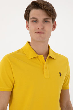 Erkek Slim Fit Polo Yaka Sar_ Basic Ti__rt Sepette S_rpriz _ndirim - U.s. polo assn фото 2