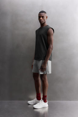 CAMISETA TANK T?CNICA / Gris antracita - Zara фото 4