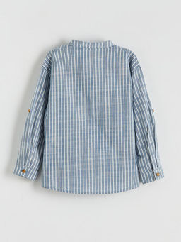 Hakim Yaka ?izgili Erkek ?ocuk G?mlek