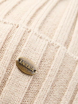 Шапка жен. шерсть+акр LB-N88043 beige - Labbra фото 11