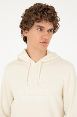 Мужской кремовый свитшот Неожиданная скидка в корзине - U.s. polo assn фото 2