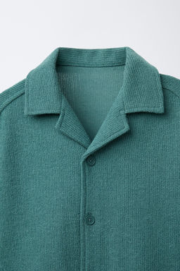 RUSTIC TOWELLING BOWLING SHIRT - Zara фото 3