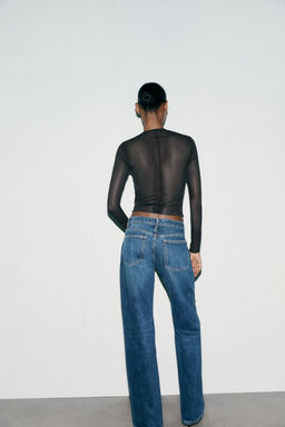 FITTED TOP WITH MATCHING TULLE - Zara фото 4