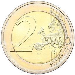 Монета 2 евро 2015 года F Германия 25 лет объединению Германии