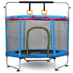 Батут ROCKET, d=140, внешняя сетка высотой 74 см., общая высота 110 см. синий