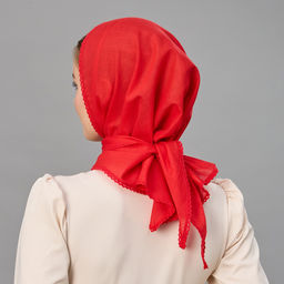 Косынка хлопковая 150 х 95 см - Мастерская ПОКРОВ фото 4