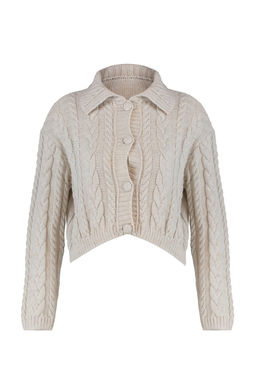 Tas Crop Polo Yaka Triko H?rka TWOAW22HI0448