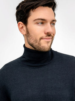 Свитер мужской темно-синий - Mark formelle фото 4