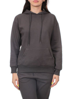 H108 DK. GRAY Костюм спортивный женский (хлопок 90%, полиэстер 10%)