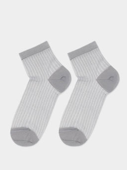 Цена за 2 пары Носки короткие Conte Elegant, серый  фото 3