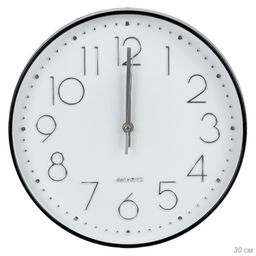 Часы настенные 30 см / 8013BW /уп 30/