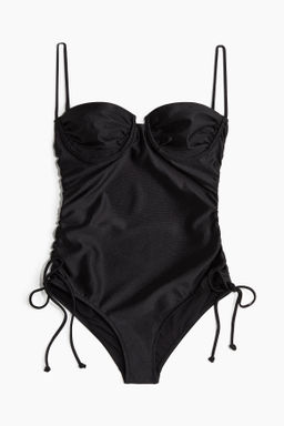 Traje de ba?o con cord?n de ajuste