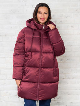 Пальто женское 2241122002 bordo - Maxroses фото 5